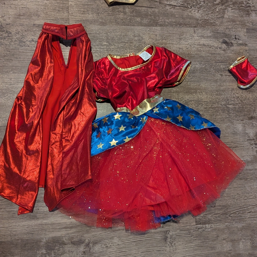 Superhero Red and Blue Kids Costume